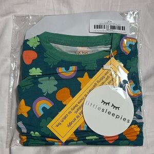 Little Sleepies Lucky Two Piece L/S Pajamas Size 12-18mo NIB
